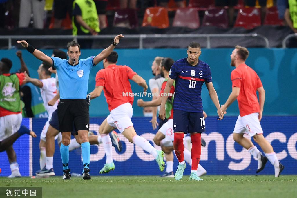 瑞士队险胜法国,实现升级欧洲杯四分之一决赛 瑞士队险胜法国,实现升级欧洲杯四分之一决赛